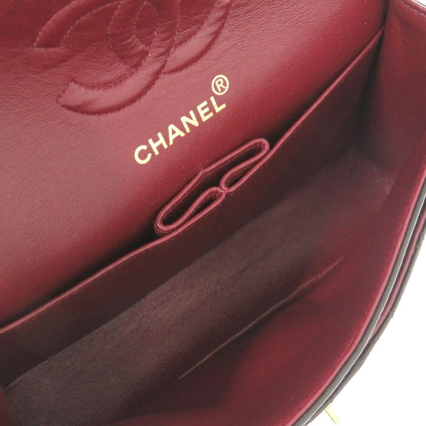 Chanel Black Leather Timeless 23