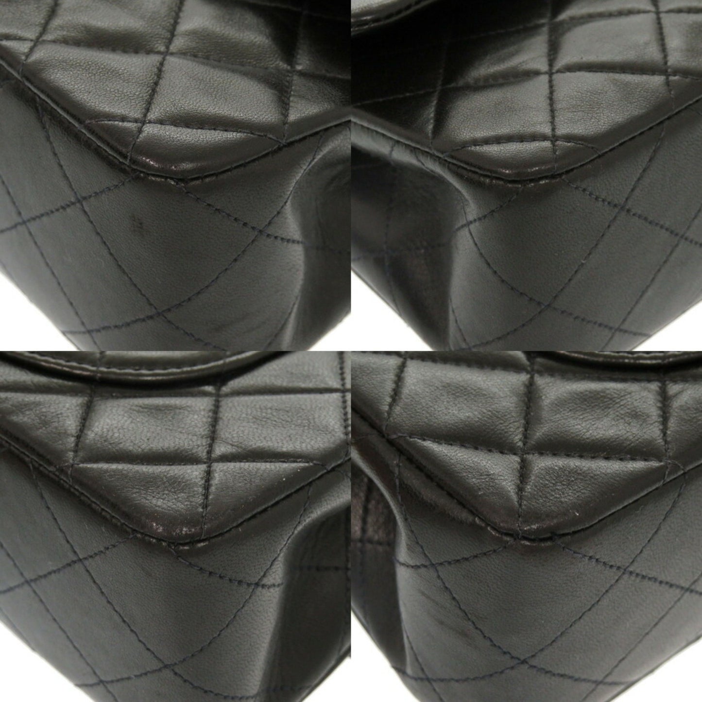 Chanel Black Leather Timeless 23