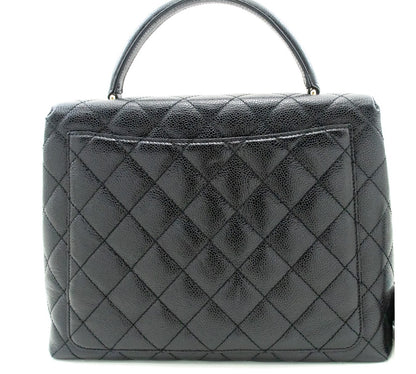 Chanel Black Leather Kelly