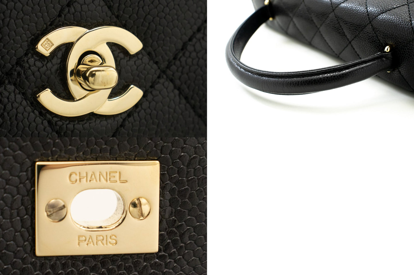 Chanel Black Leather Kelly
