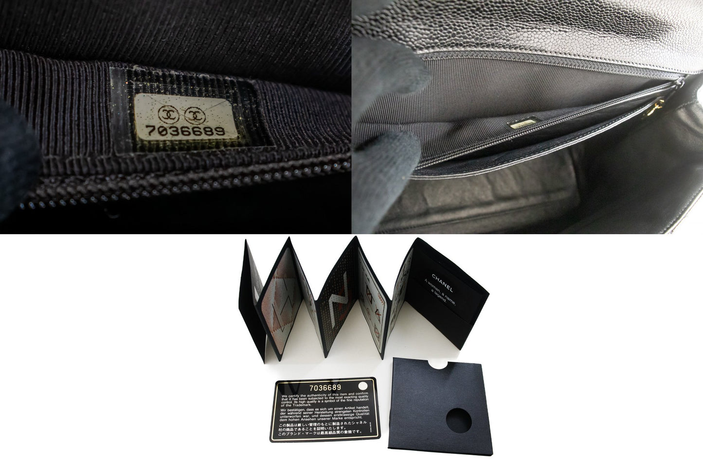 Chanel Black Leather Kelly