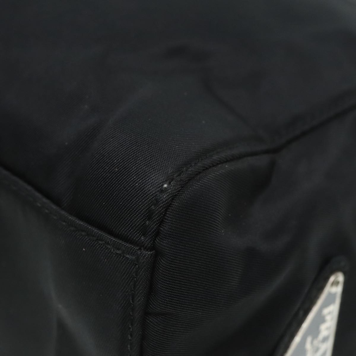 Prada Black Synthetic Triangle Logo