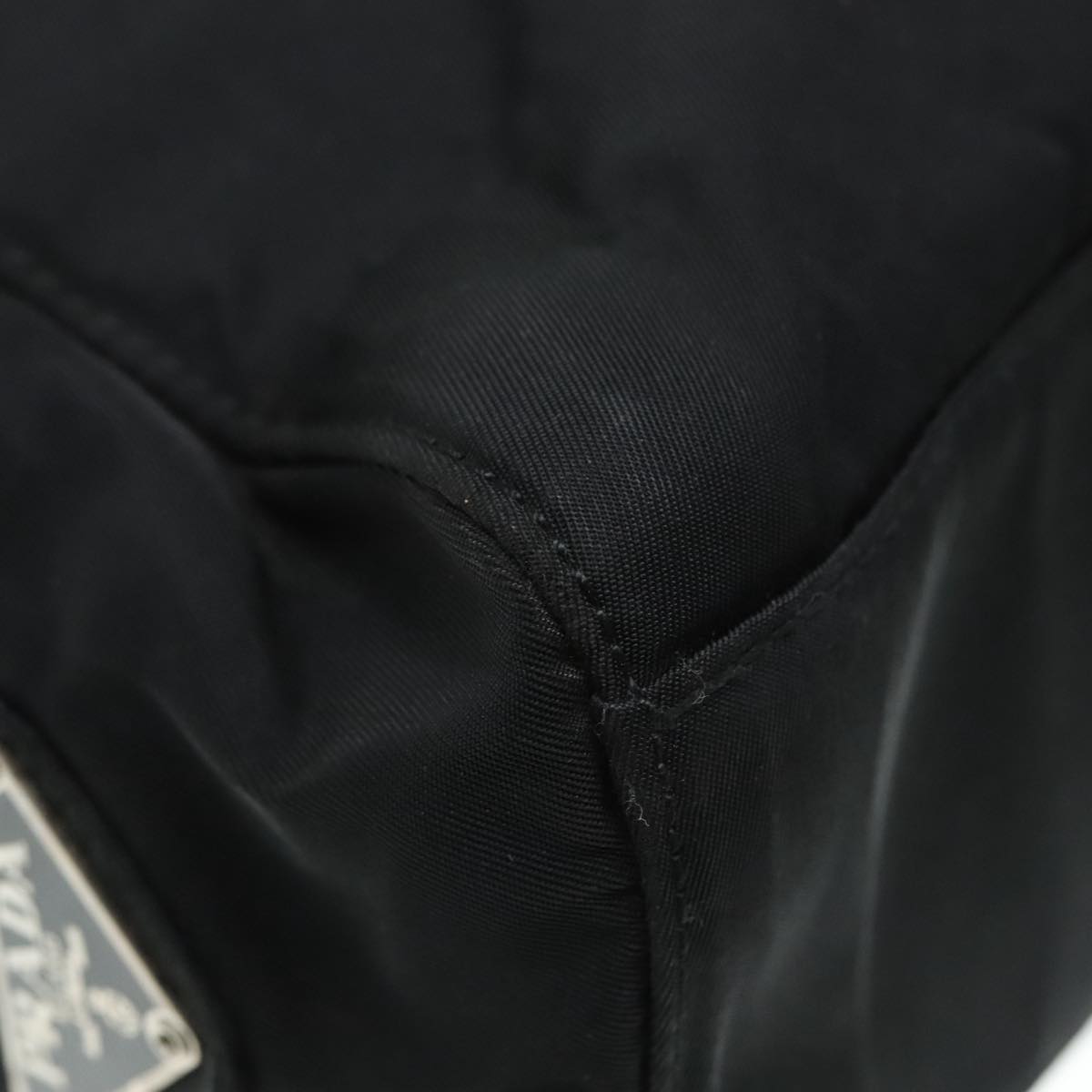 Prada Black Synthetic Triangle Logo