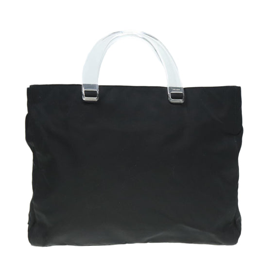 Prada Black Synthetic Triangle Logo