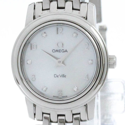 Omega White Steel De Ville