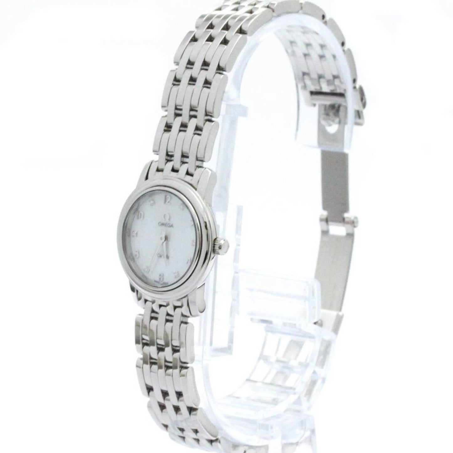 Omega White Steel De Ville