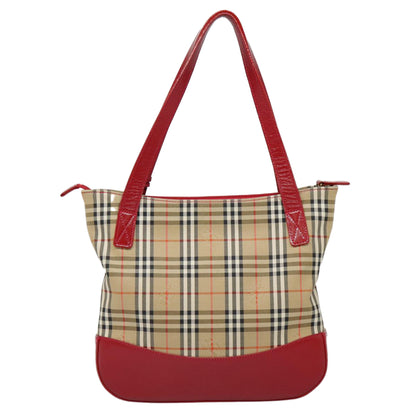 Burberry Brown Canvas Tote Bag