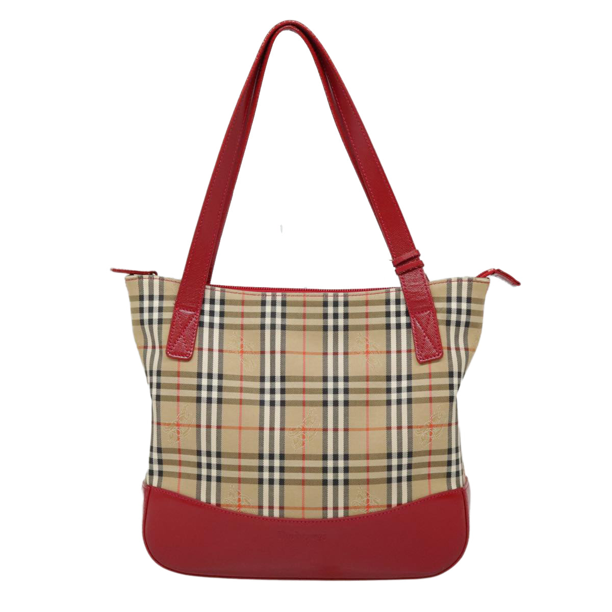Burberry Brown Canvas Tote Bag
