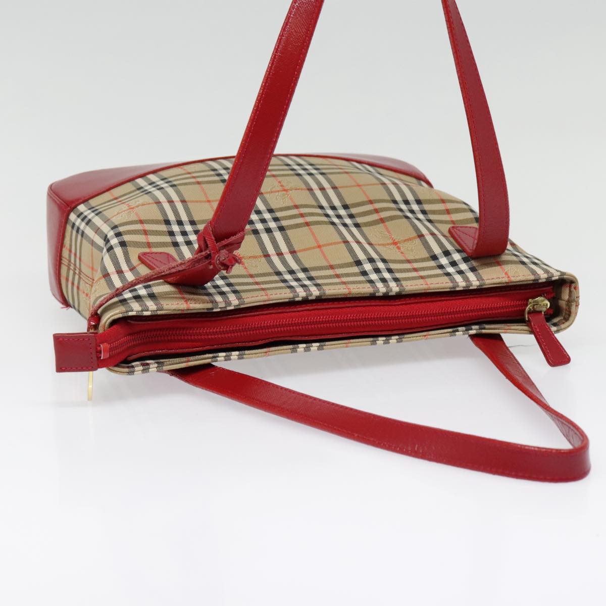 Burberry Brown Canvas Tote Bag