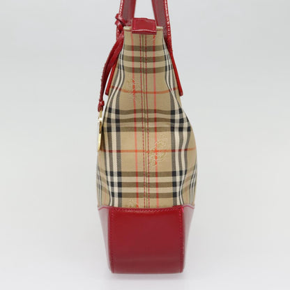 Burberry Brown Canvas Tote Bag