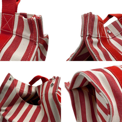 Hermès Red Canvas Cannes