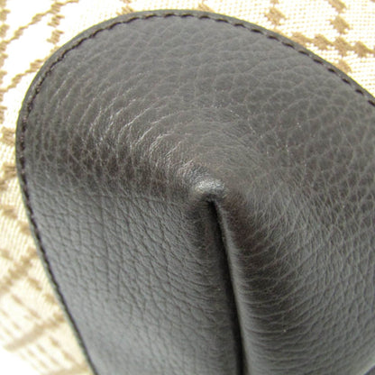 Gucci Brown Canvas Diamante