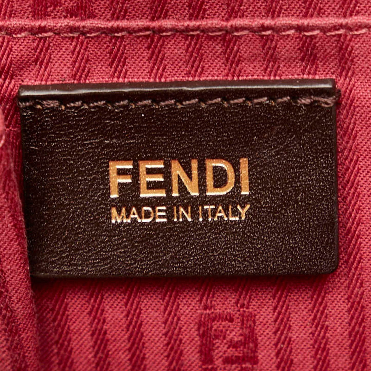 Fendi Red Leather Handbag