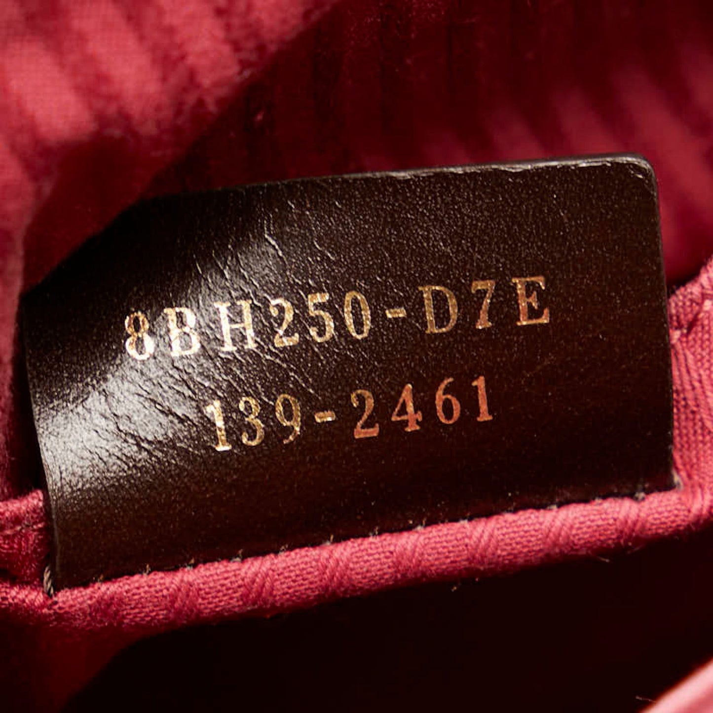 Fendi Red Leather Handbag