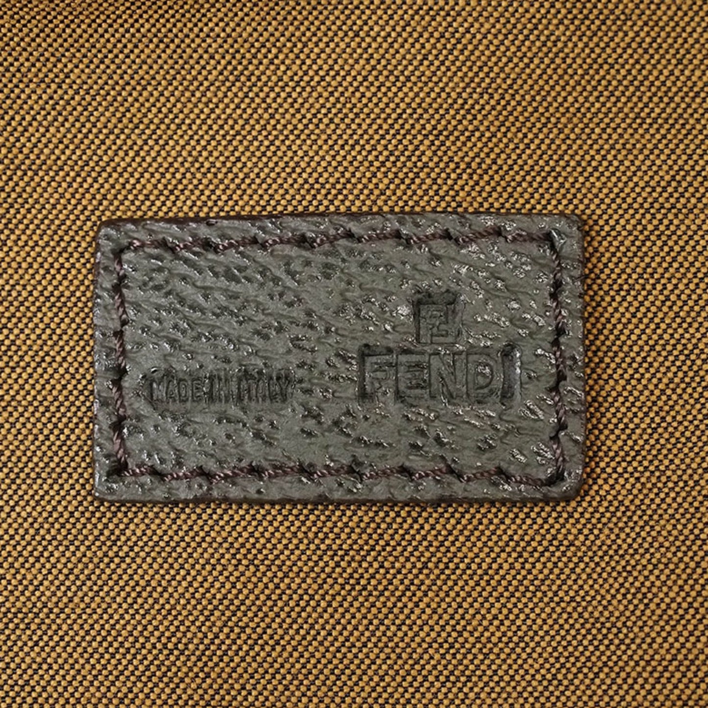 Fendi Brown Canvas Zucca
