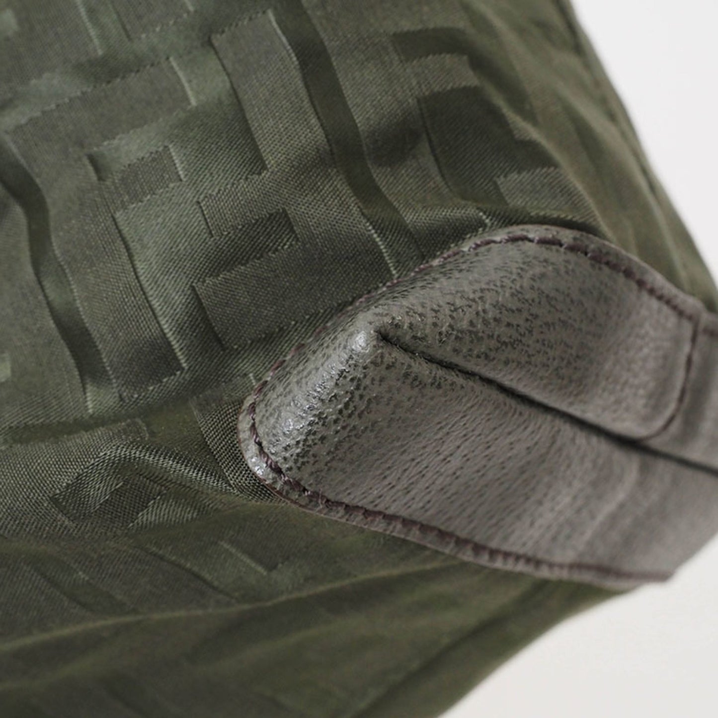 Fendi Brown Canvas Zucca