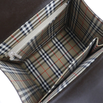 Burberry Brown Pony-style Calfskin Handbag