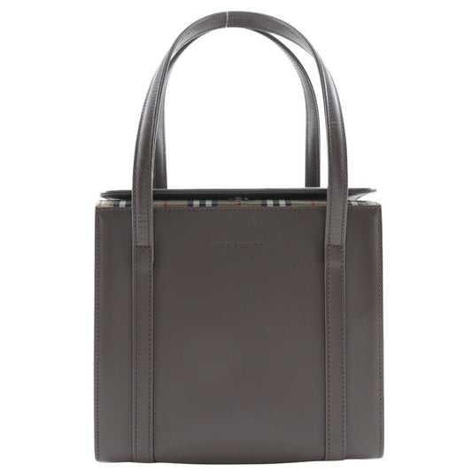 Burberry Brown Pony-style Calfskin Handbag