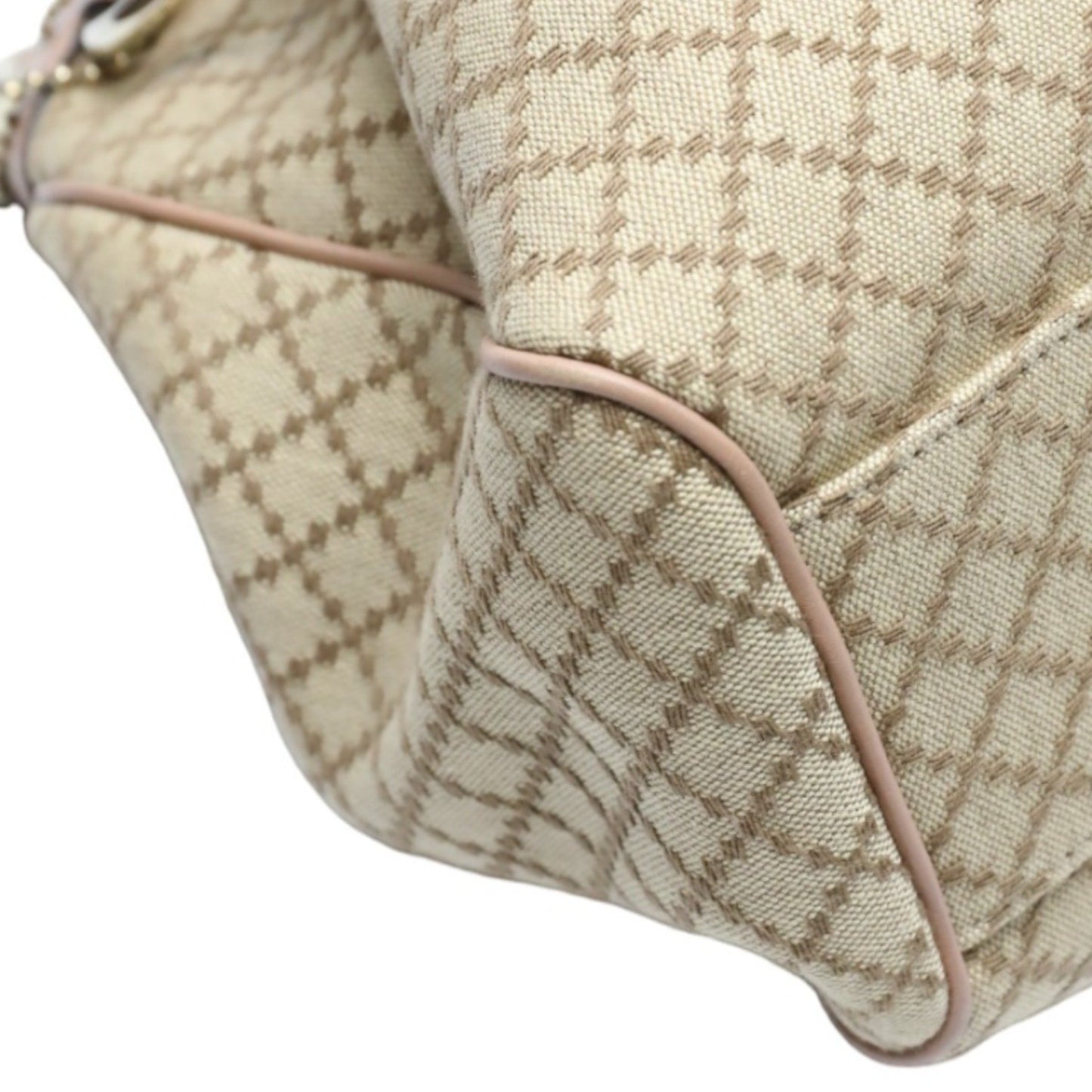 Gucci Brown Canvas Diamante
