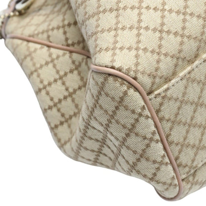 Gucci Brown Canvas Diamante