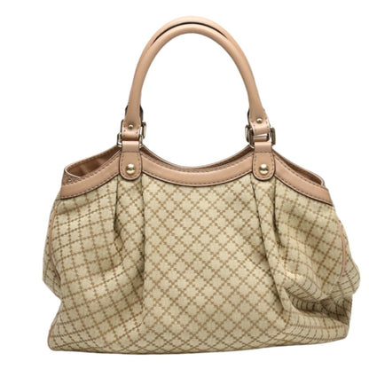 Gucci Brown Canvas Diamante