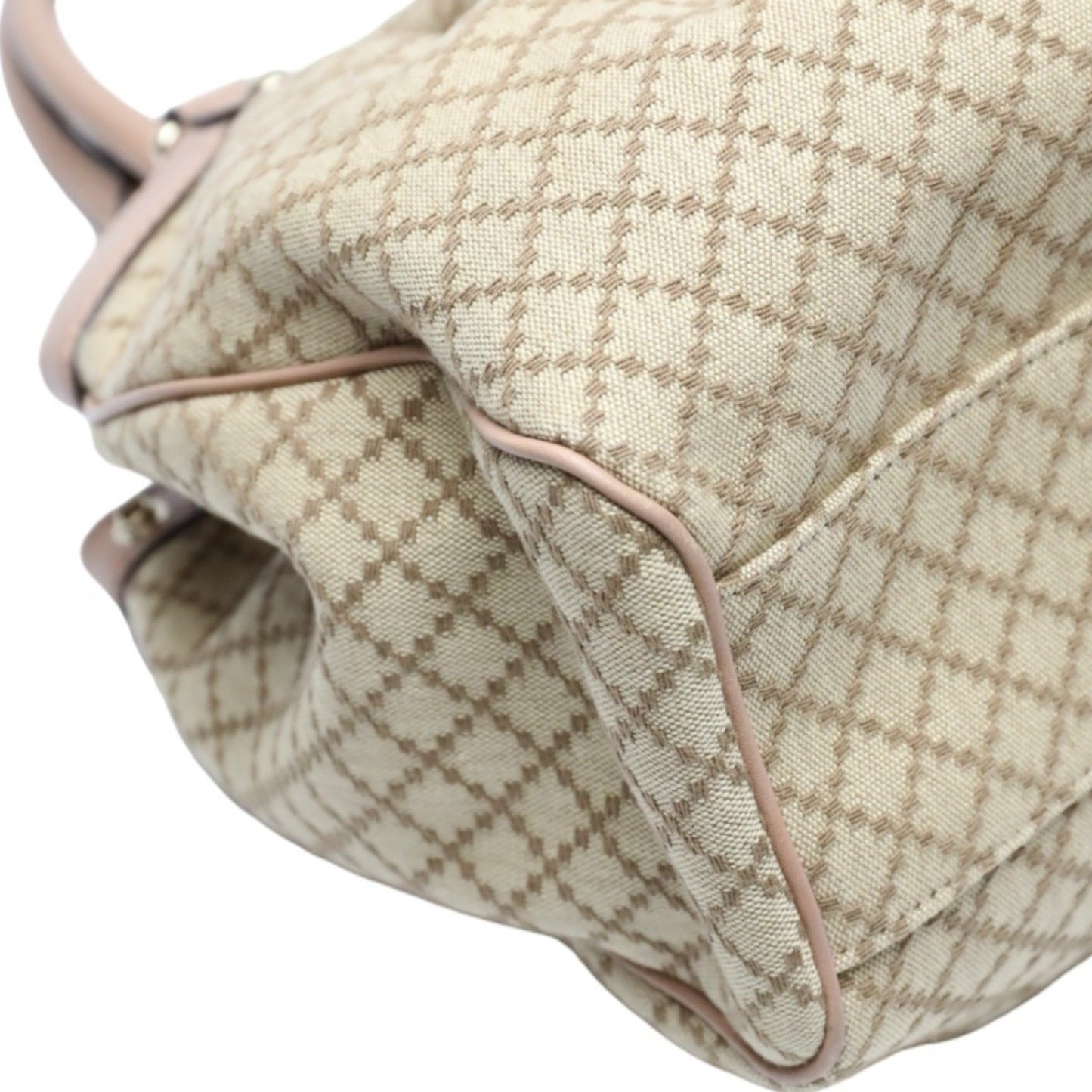 Gucci Brown Canvas Diamante