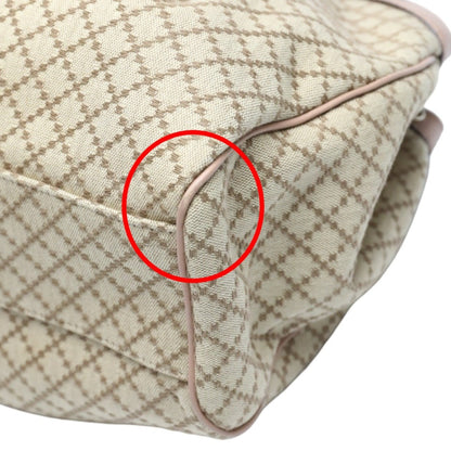 Gucci Brown Canvas Diamante