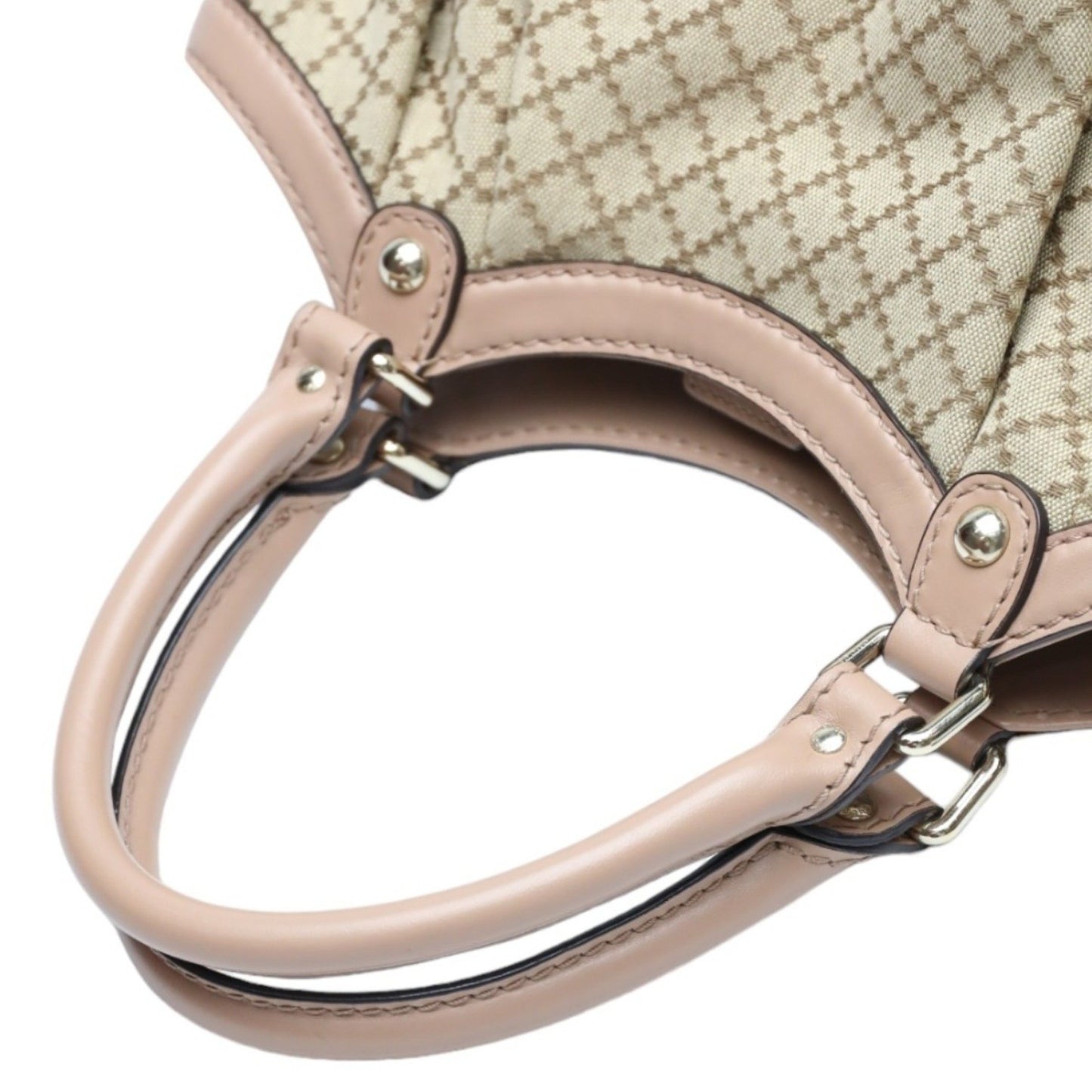 Gucci Brown Canvas Diamante