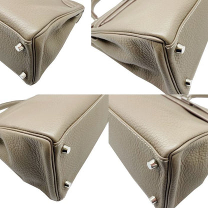Hermès Gray Leather Kelly 28