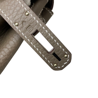 Hermès Gray Leather Kelly 28