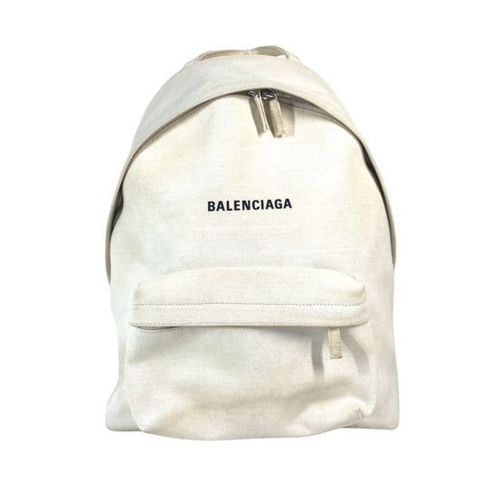 Balenciaga Brown Canvas Explorer