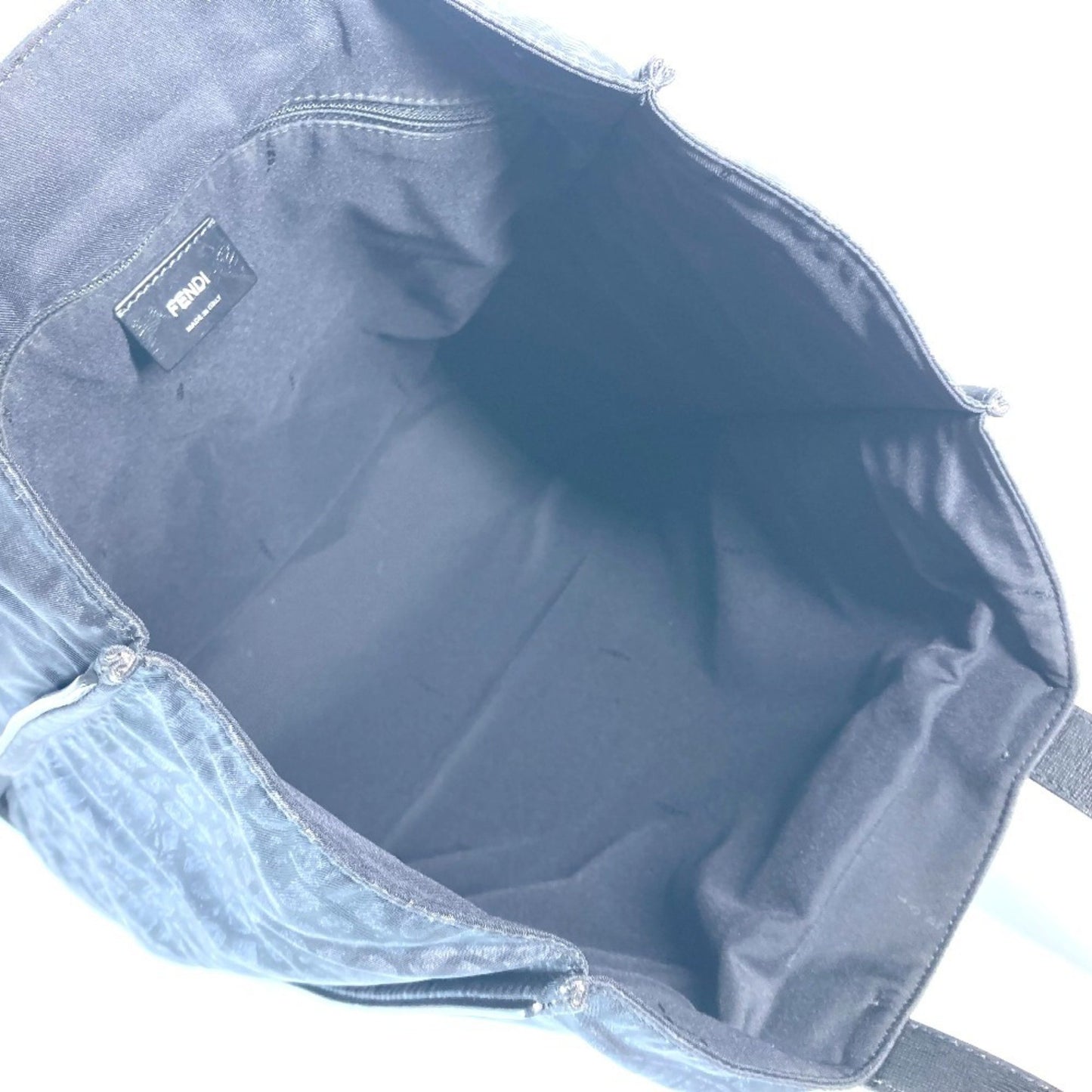 Fendi Black Synthetic Tote