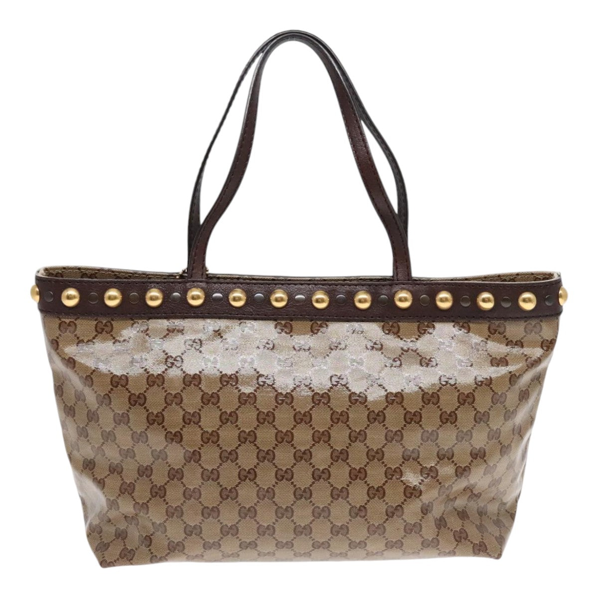 Gucci Brown Canvas Babouska