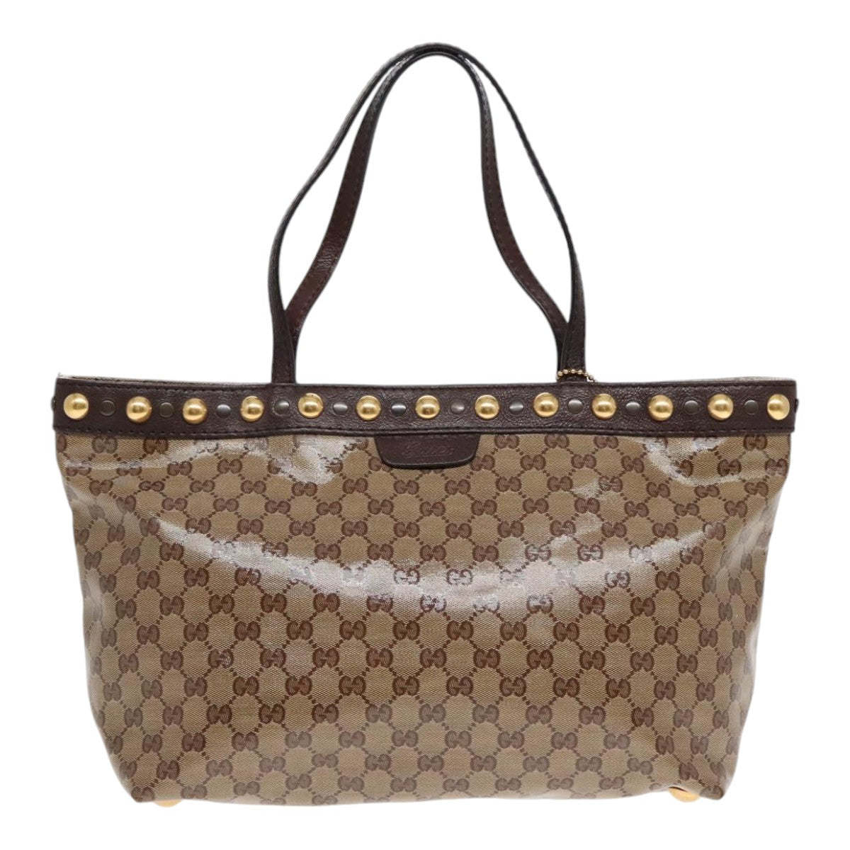 Gucci Brown Canvas Babouska