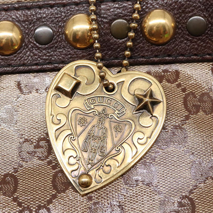 Gucci Brown Canvas Babouska