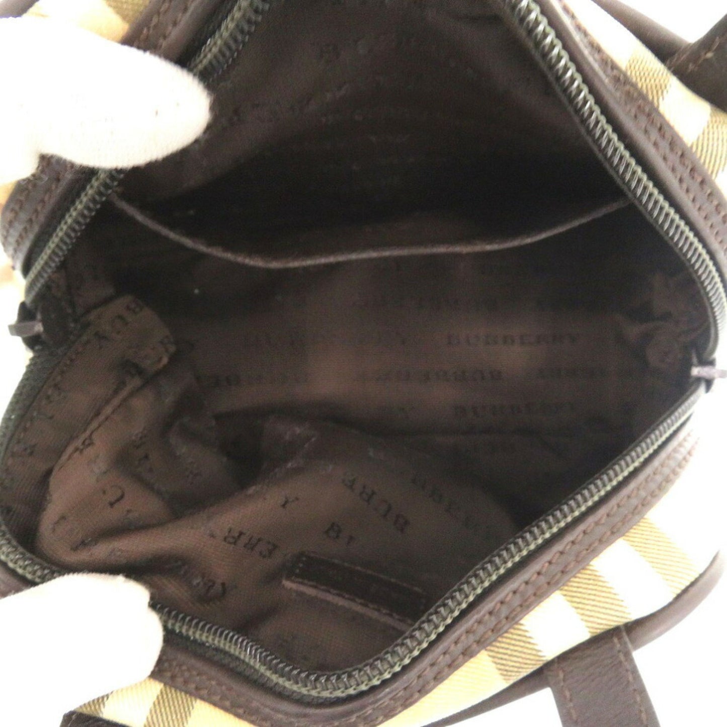 Burberry Brown Canvas Nova Check