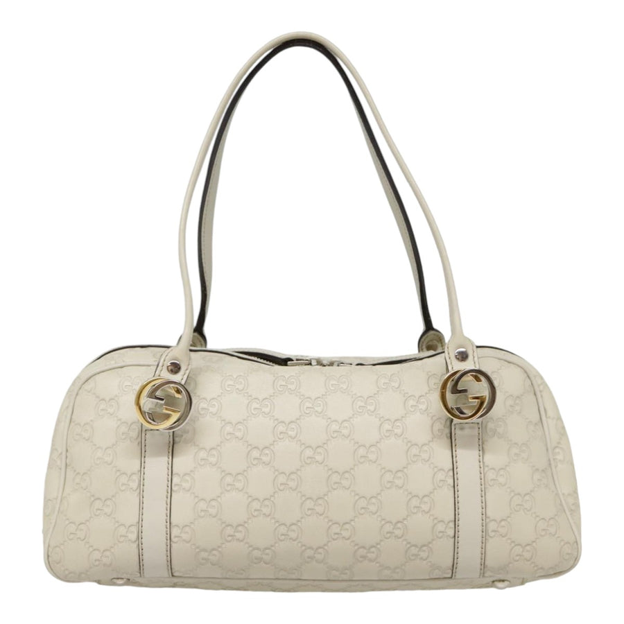 Gucci White Leather Vintage