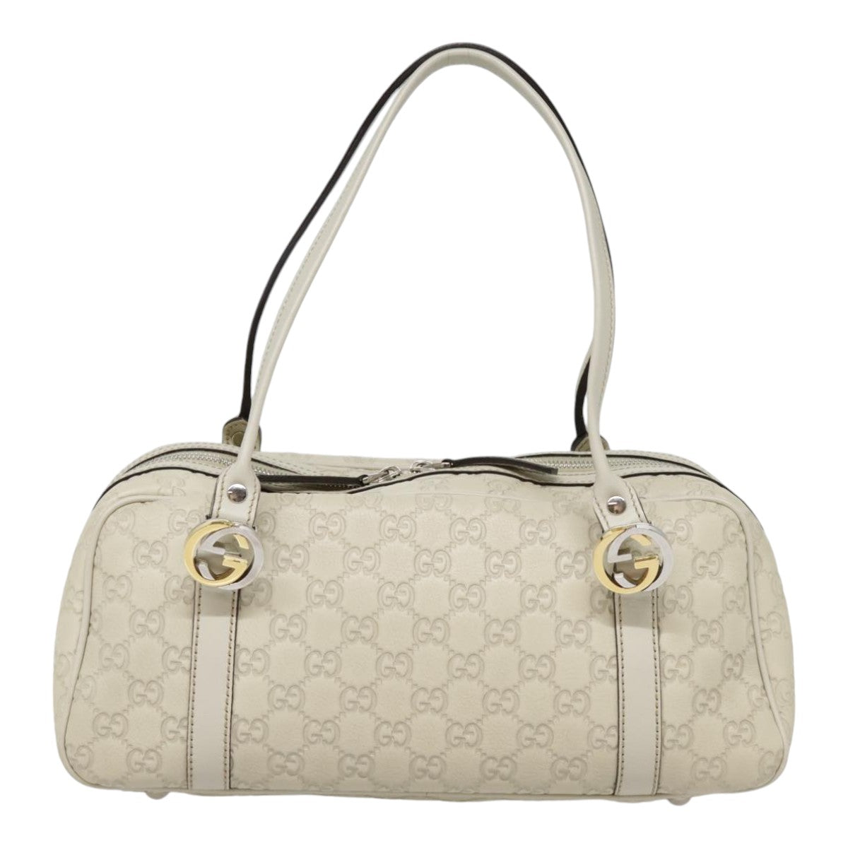 Gucci White Leather Vintage