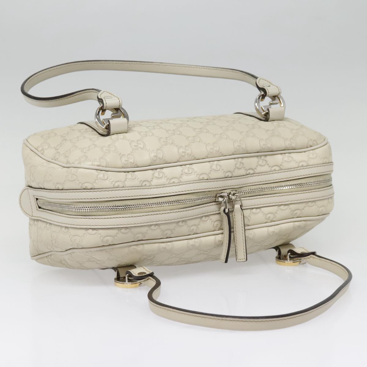 Gucci White Leather Vintage