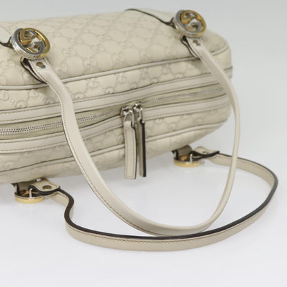 Gucci White Leather Vintage