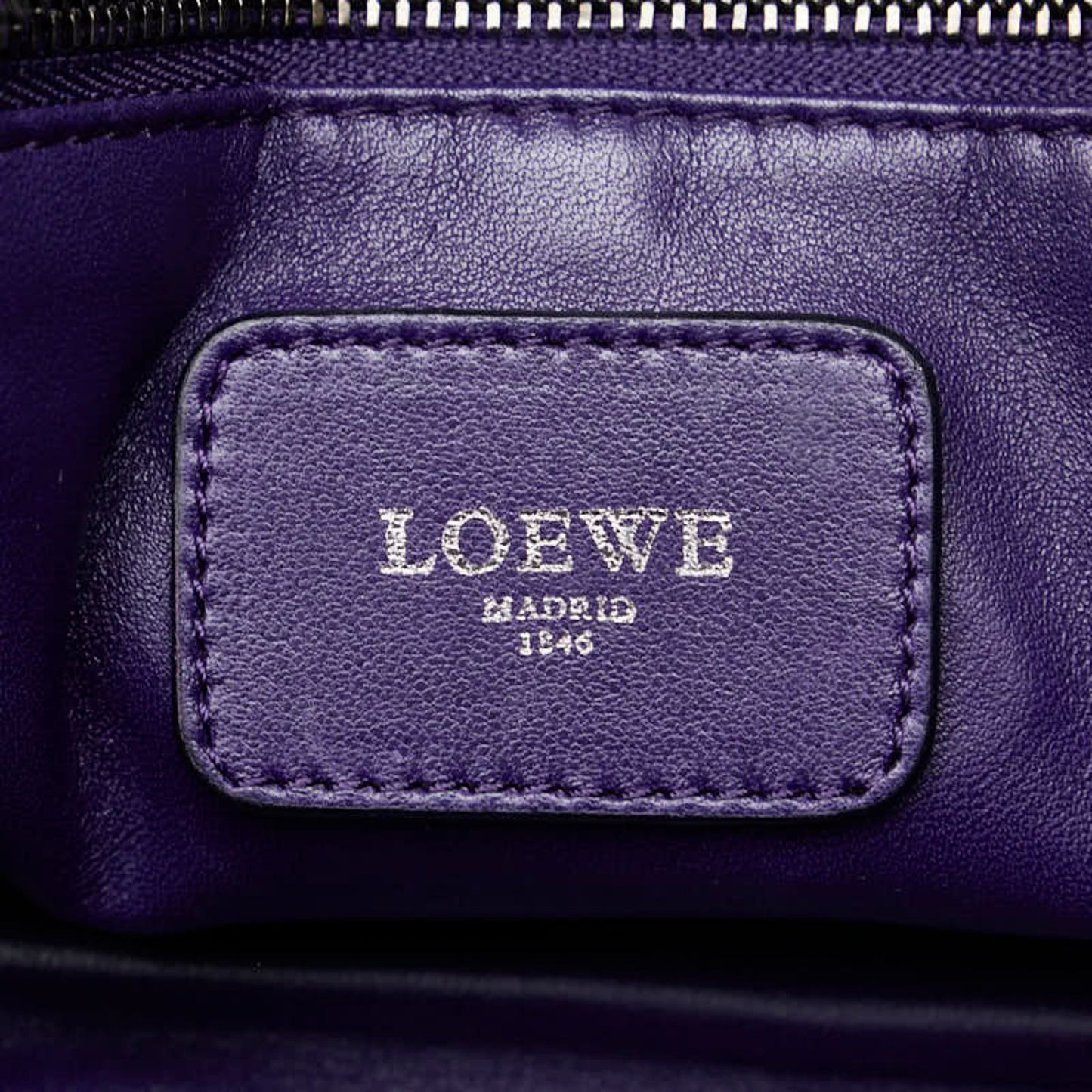 Loewe Purple Leather Amazona