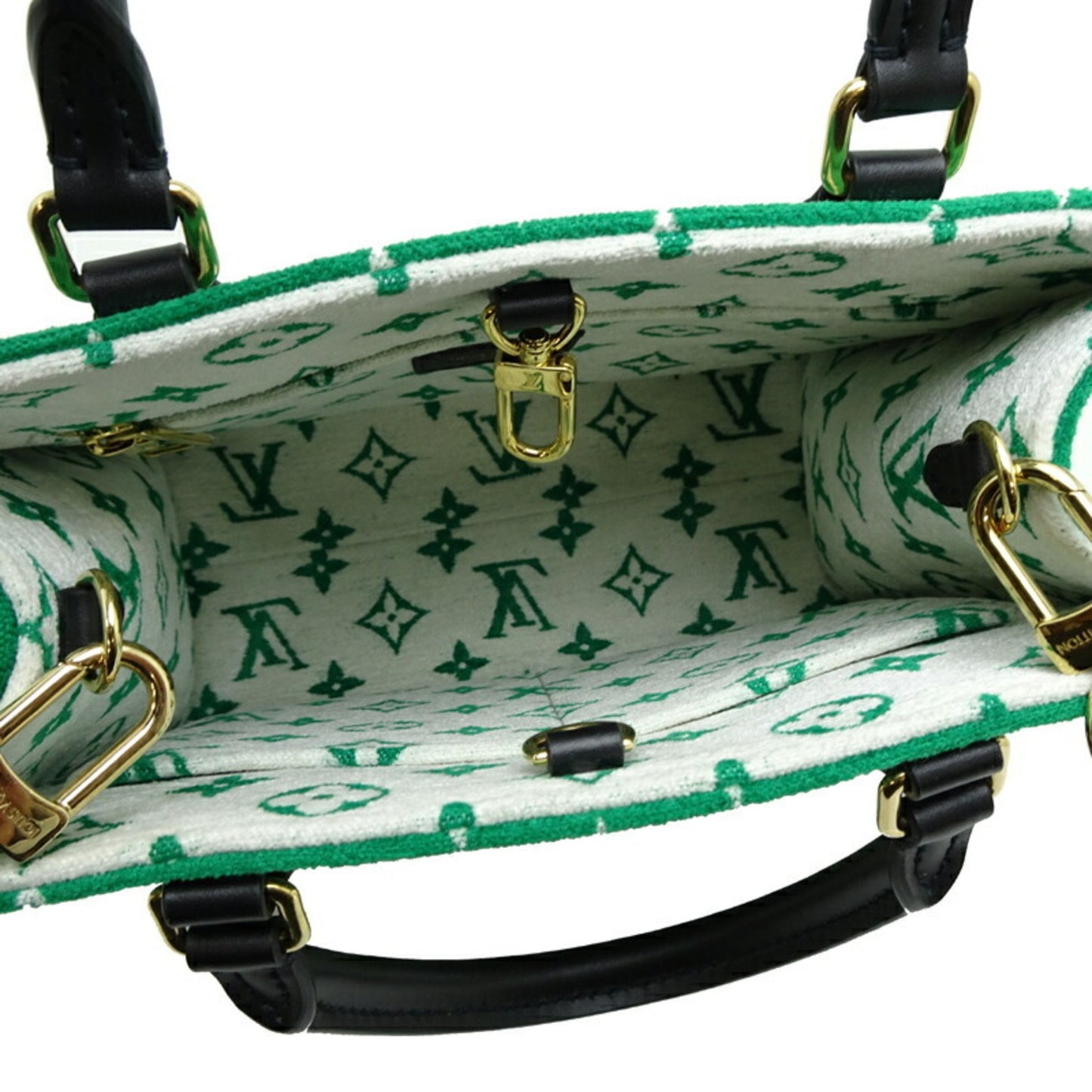 Louis Vuitton Green Velvet On The Go