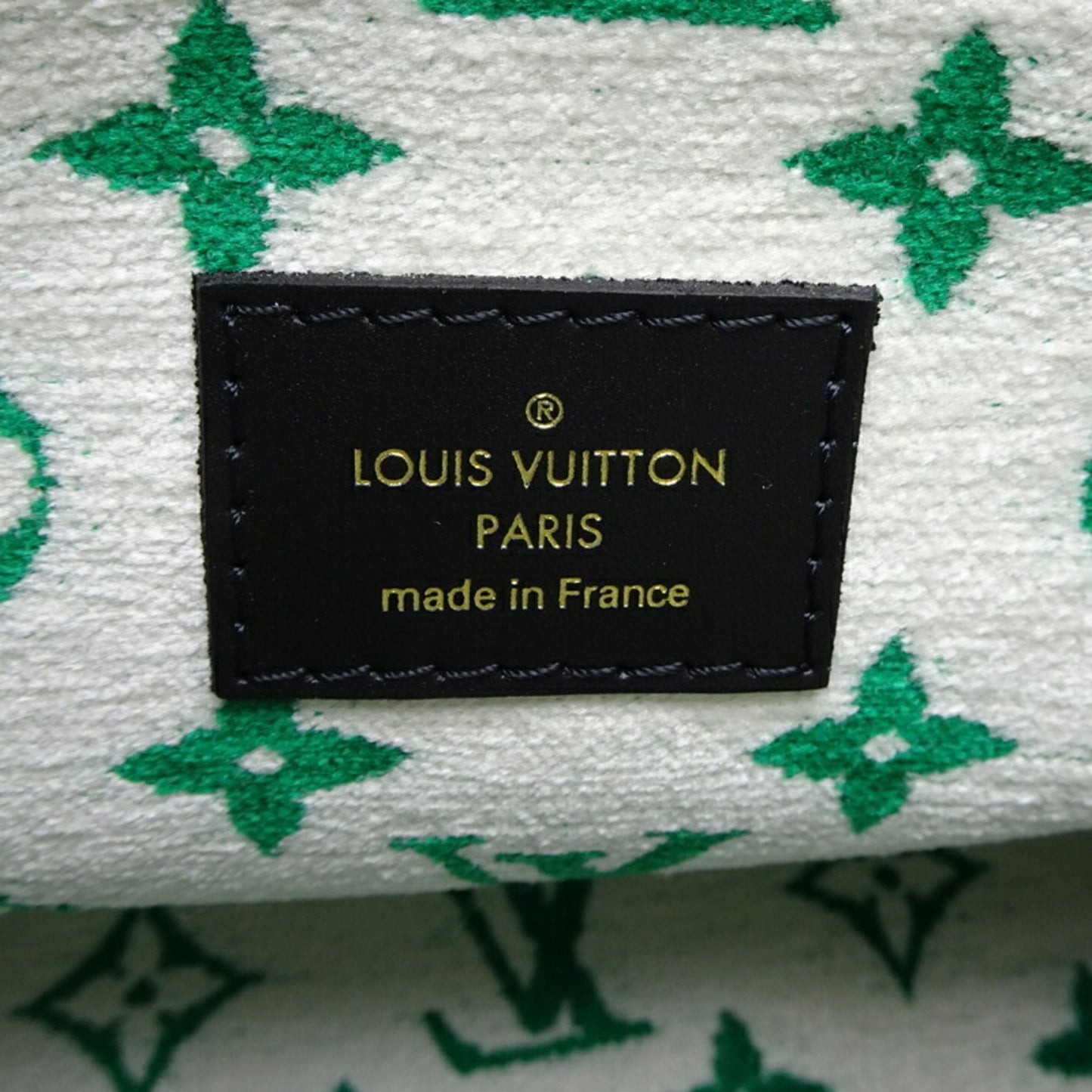 Louis Vuitton Green Velvet On The Go