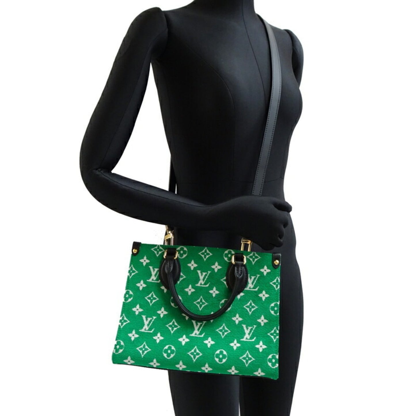 Louis Vuitton Green Velvet On The Go