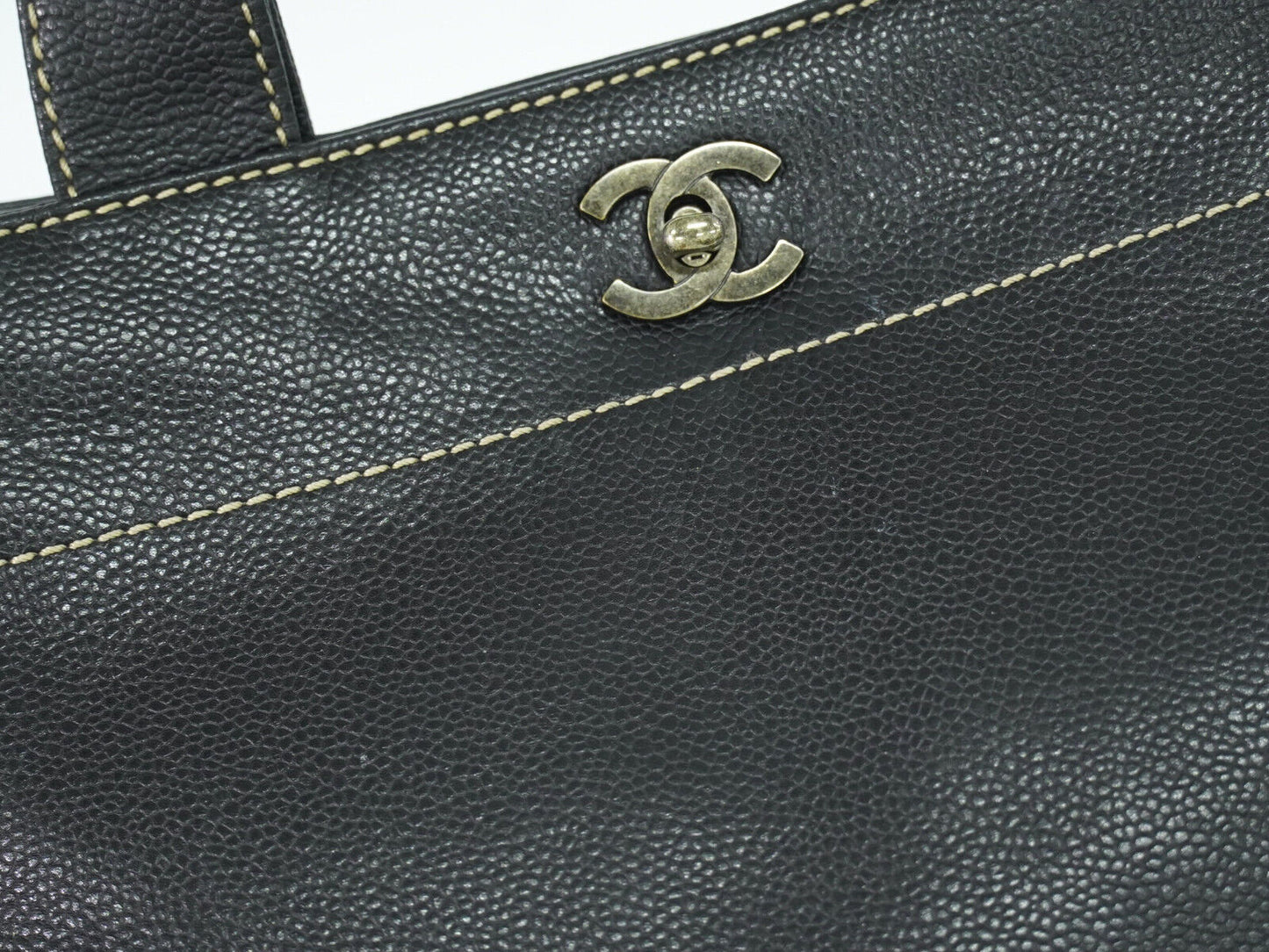 Chanel Black Leather Cc