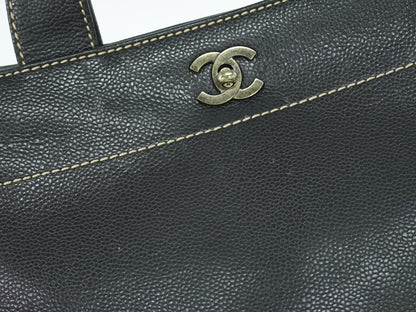 Chanel Black Leather Cc