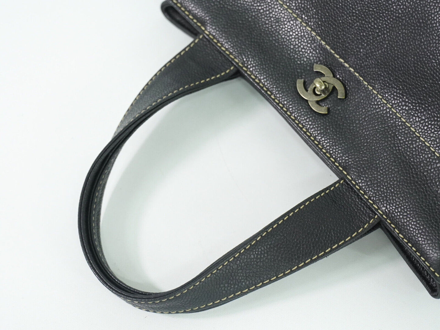 Chanel Black Leather Cc