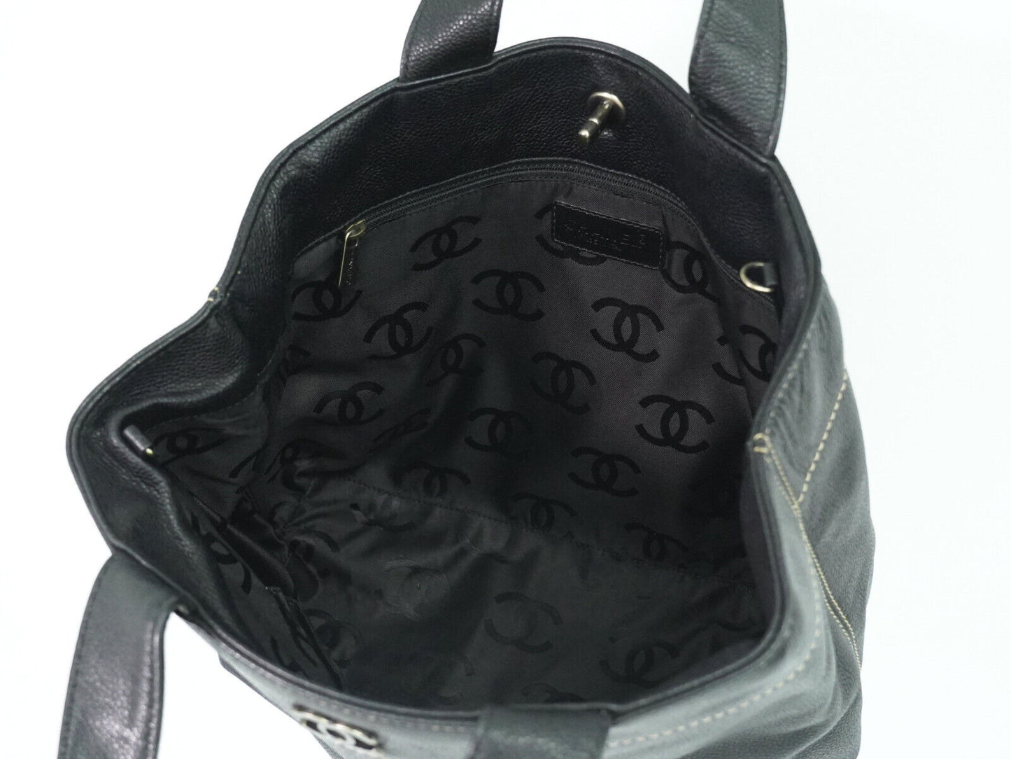 Chanel Black Leather Cc