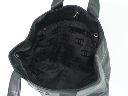 Chanel Black Leather Cc