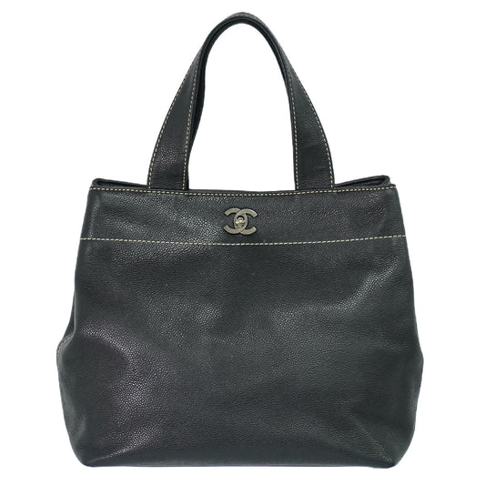 Chanel Black Leather Cc